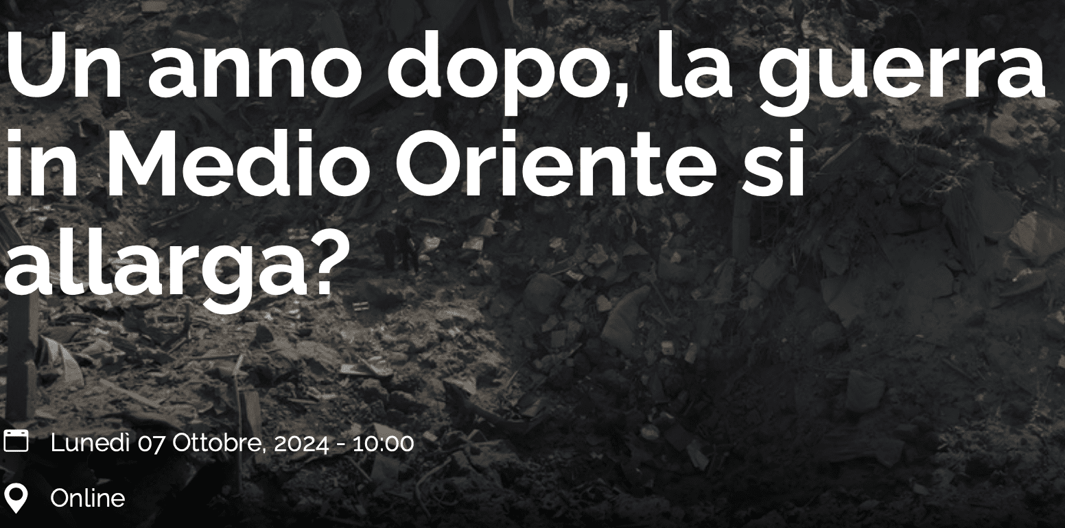 Un anno dopo, la guerra in Medio Oriente si allarga?